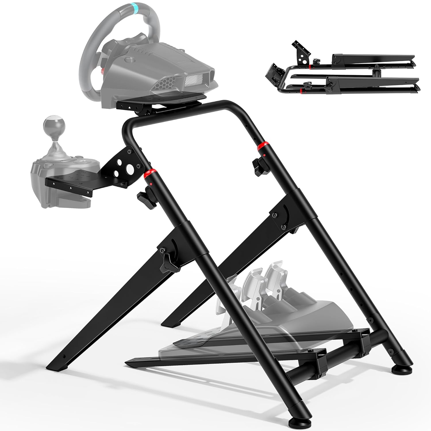 ARES WING Sim Racing Wheel Stand for Ultimate Racing Experience