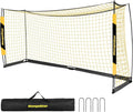 12X6 FT Soccer Goal for Backyard Training with Portable Net