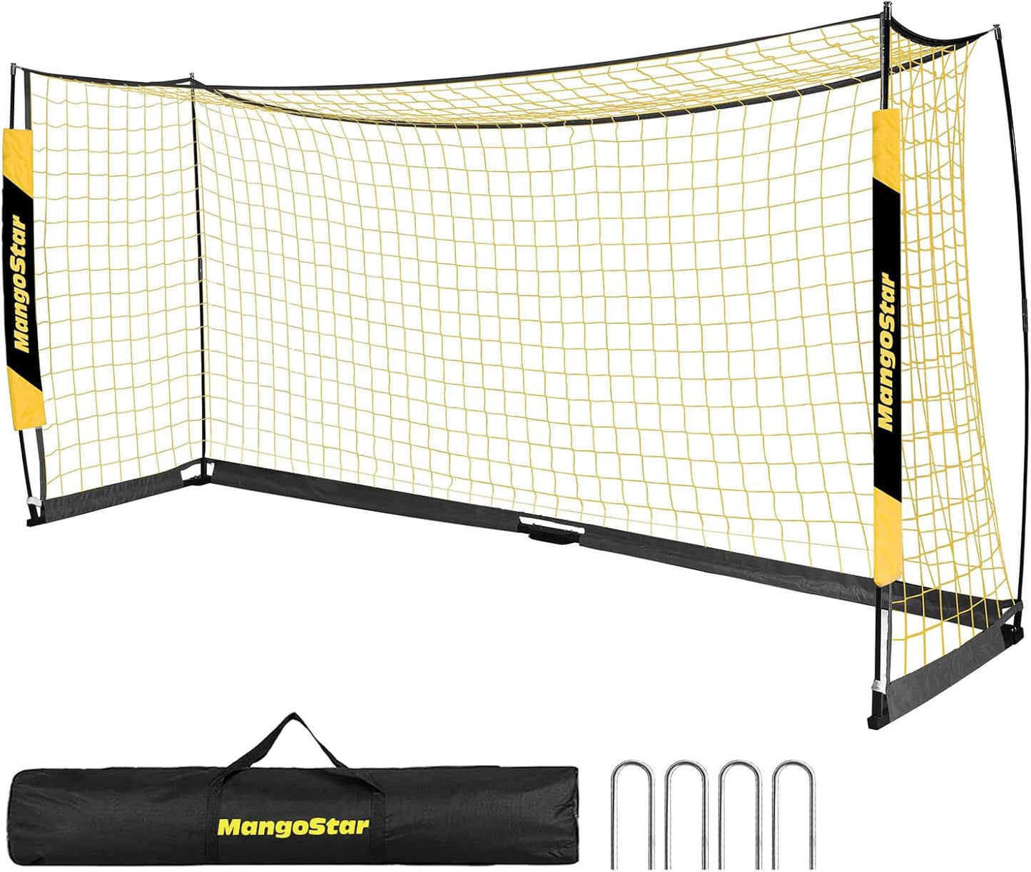 12X6 FT Soccer Goal for Backyard Training with Portable Net