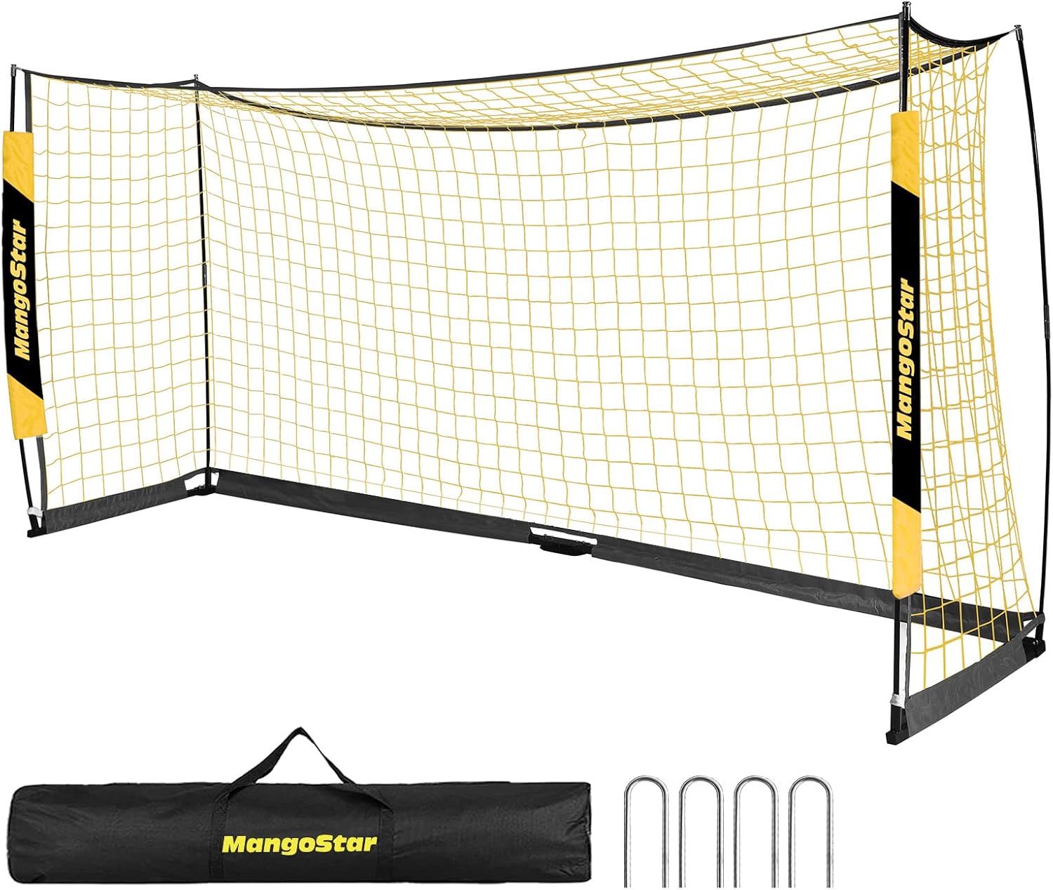 12X6 FT Soccer Goal for Backyard Training with Portable Net