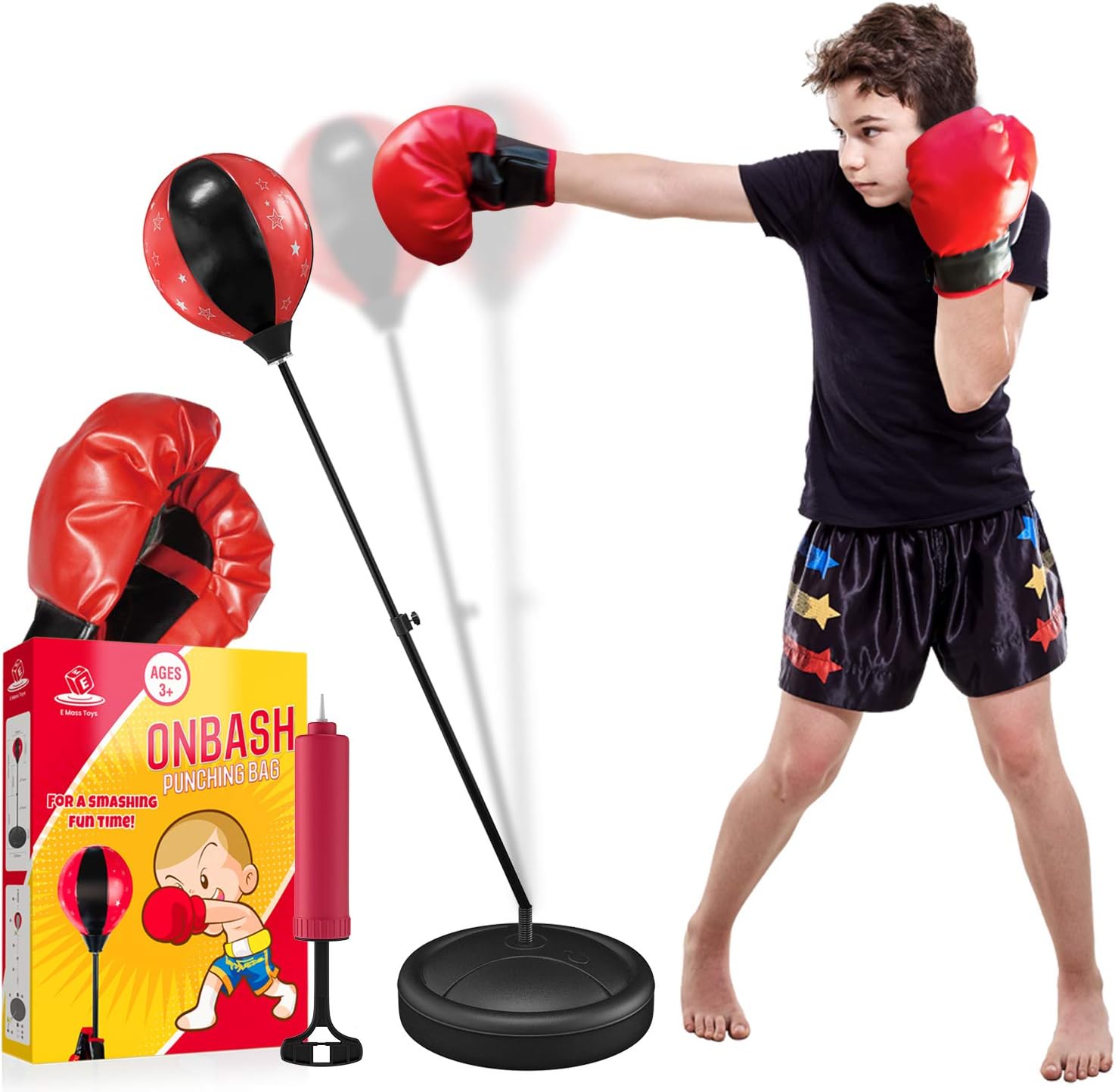 Adjustable Kids Punching Bag Set - Top Gifting Idea!