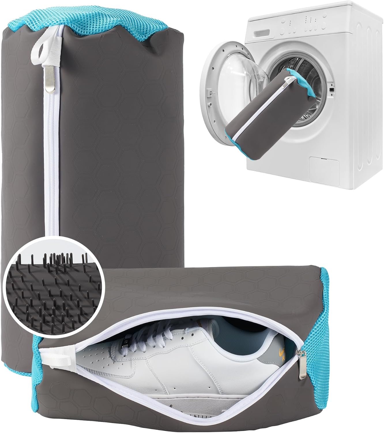 Durable Silicone Shoe Wash Bags - No Fading, No Shedding!