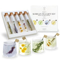 KKOKDAM Fancy Korean Flower Tea Gift Set - Decaf Blooming Variety