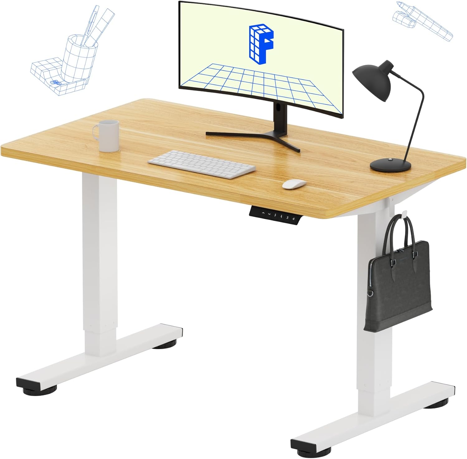 FLEXISPOT EN1 Electric Height Adjustable Desk for Home Office