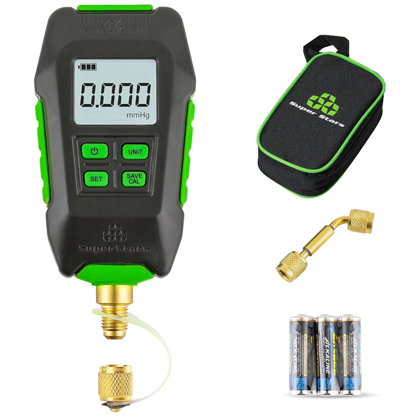 Super Stars Digital Micron Vacuum Gauge for HVAC Pressure Testing