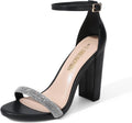 Hi-Chunk High Heel Pump Sandals for Women - 4in Dressy Heel