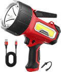 FORTO Rechargeable Spotlight Flashlight 2000 Lumens - Versatile