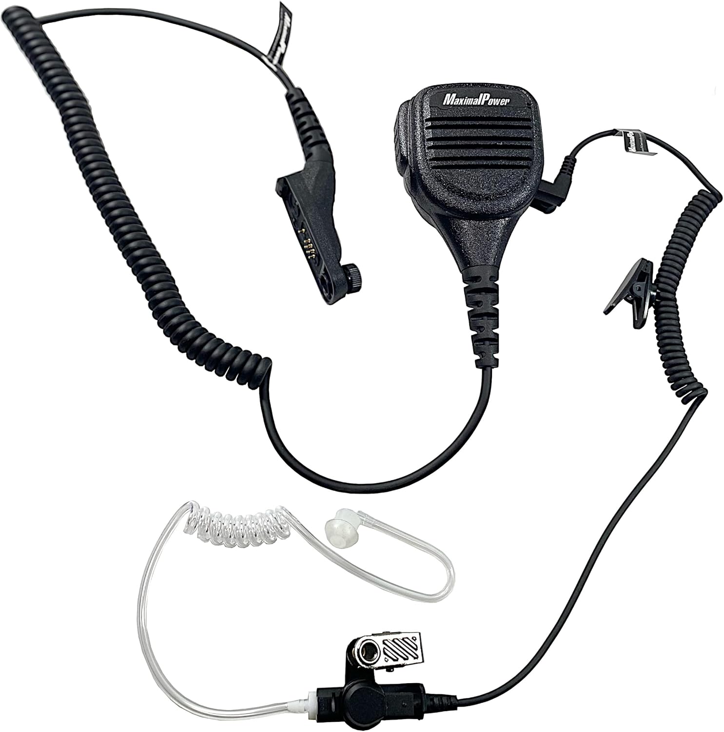 MaximalPower Speaker Mic for Motorola Radios with Earpiece