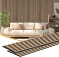 Wood Slat Panels for Wall 2-Piece 92.5in x 11in Acoustic Panels