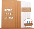 Cork Bulletin Board 17x8 - Thick Self-Adhesive Cork Tiles for Walls