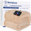 Westinghouse Electric Blanket Full Size - Plush Sherpa Heated Comfort