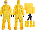Hazmat Suit Costume Disposable Coverall Kit XL - Breathable Protection