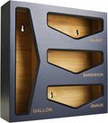 Bamboo Bag Storage Organizer for Kitchen Drawer (Black) - Sleek Drawer