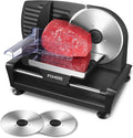 Electric Meat Slicer 200W Home Deli Slicer - Precise 0-15mm Cuts
