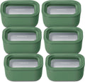 Caraway 6pc Glass Food Storage Set - Non-Toxic & Compact Design