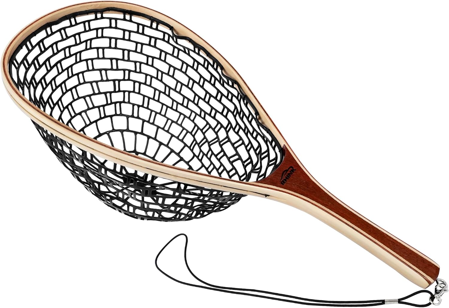 RHINR Fly Fishing Net: Soft Rubber Catch & Release