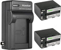 Kastar 2-Pack Battery and AC Wall Charger Replacement for Canon BP