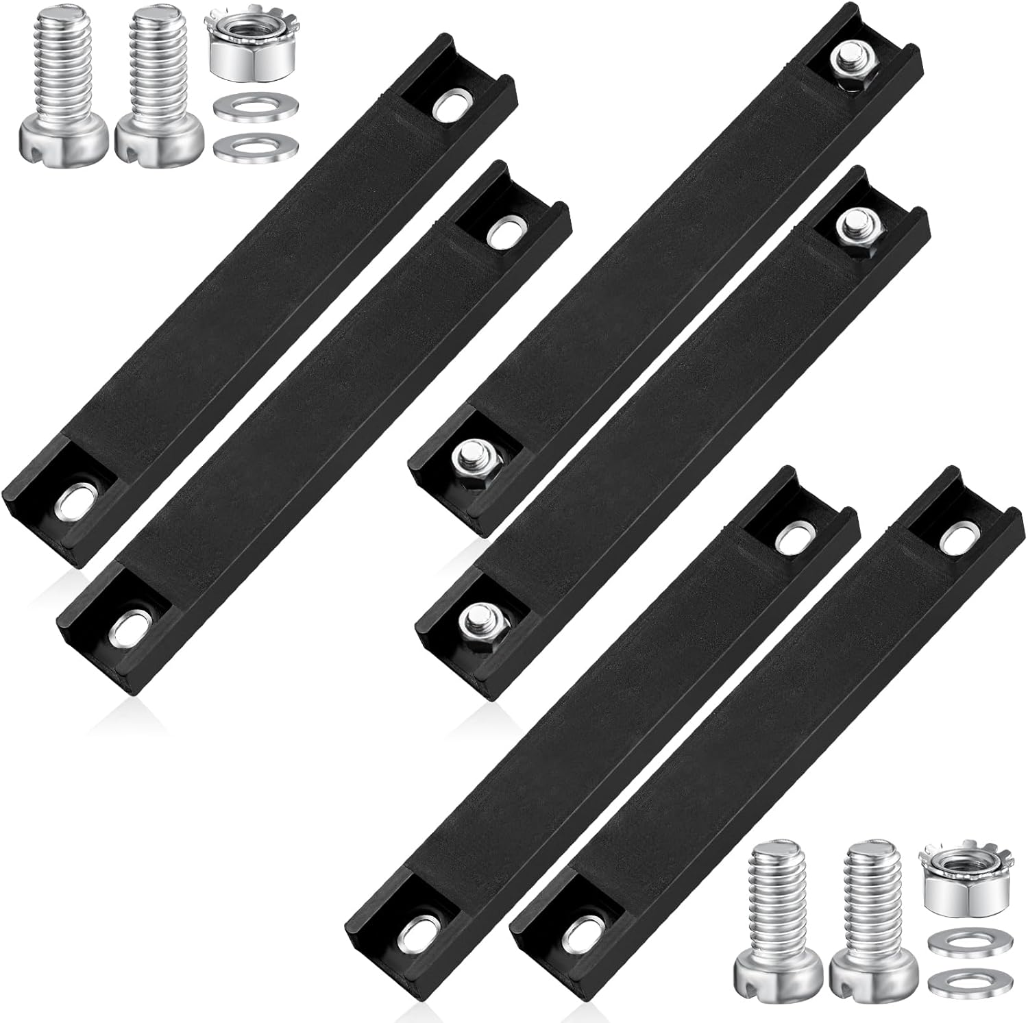 Magnetic License Plate Holder for Temporary Tags - 6 Pcs Set