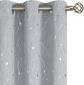 BGment Room Darkening Curtains 63 in Light Grey - Insulated Blackout