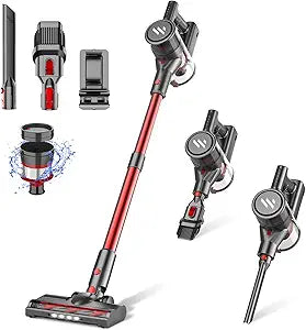 ZokerLife Cordless Vacuum Cleaner with Powerful Lithium Battery
