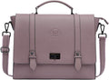 17 Inch Laptop Briefcase for Women in Vintage Purple Style