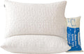 Shredded Memory Foam Pillows Queen Set of 2 - Adjustable Cooling