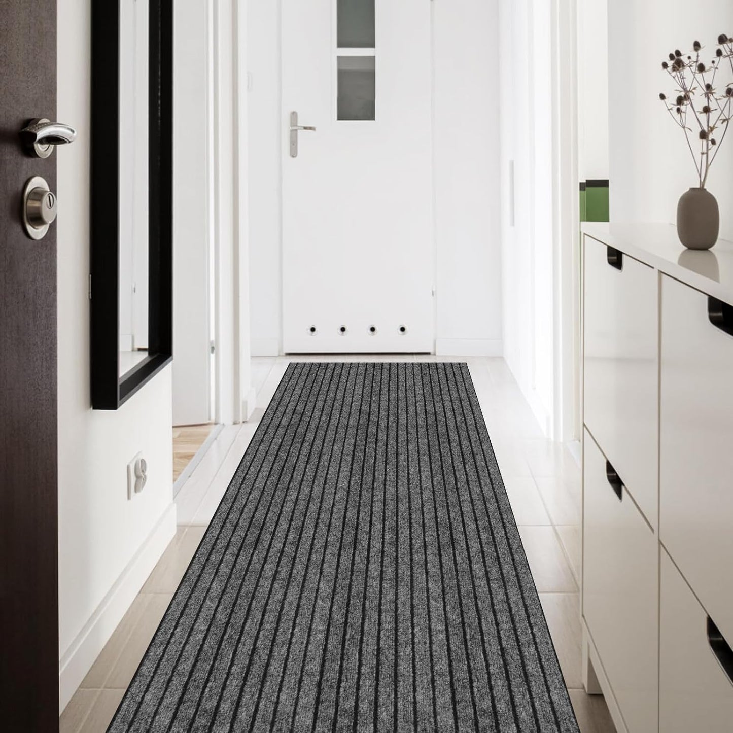Custom Size Runner Rug with Non-Slip Rubber Backing for Home