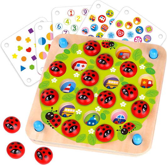 Nene Toys Ladybugs Memory Game - Travel Essential for Toddlers
