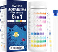 9-Way Aquarium Test Strips - 150 Count Quick Accurate Water Tests