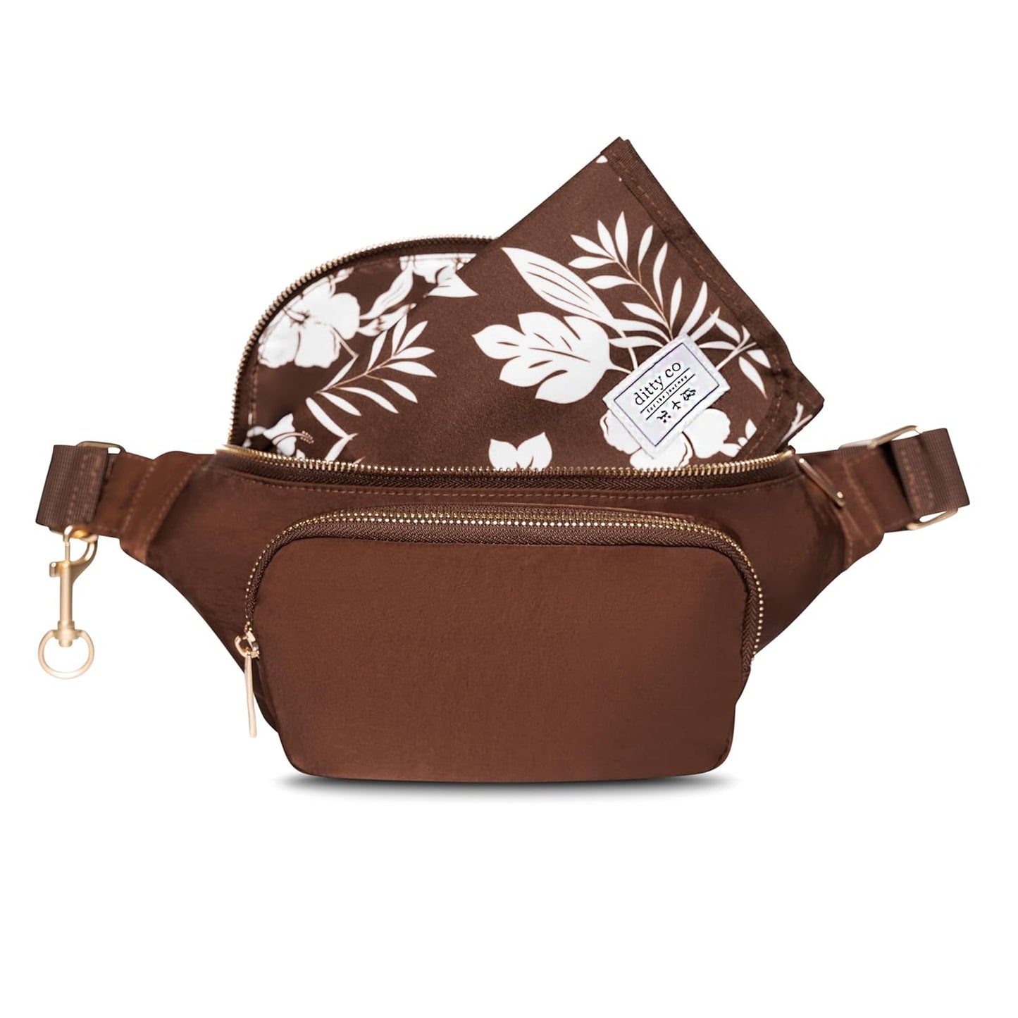 Ditty Co. Small Diaper Bag with Portable Changing Pad for Moms