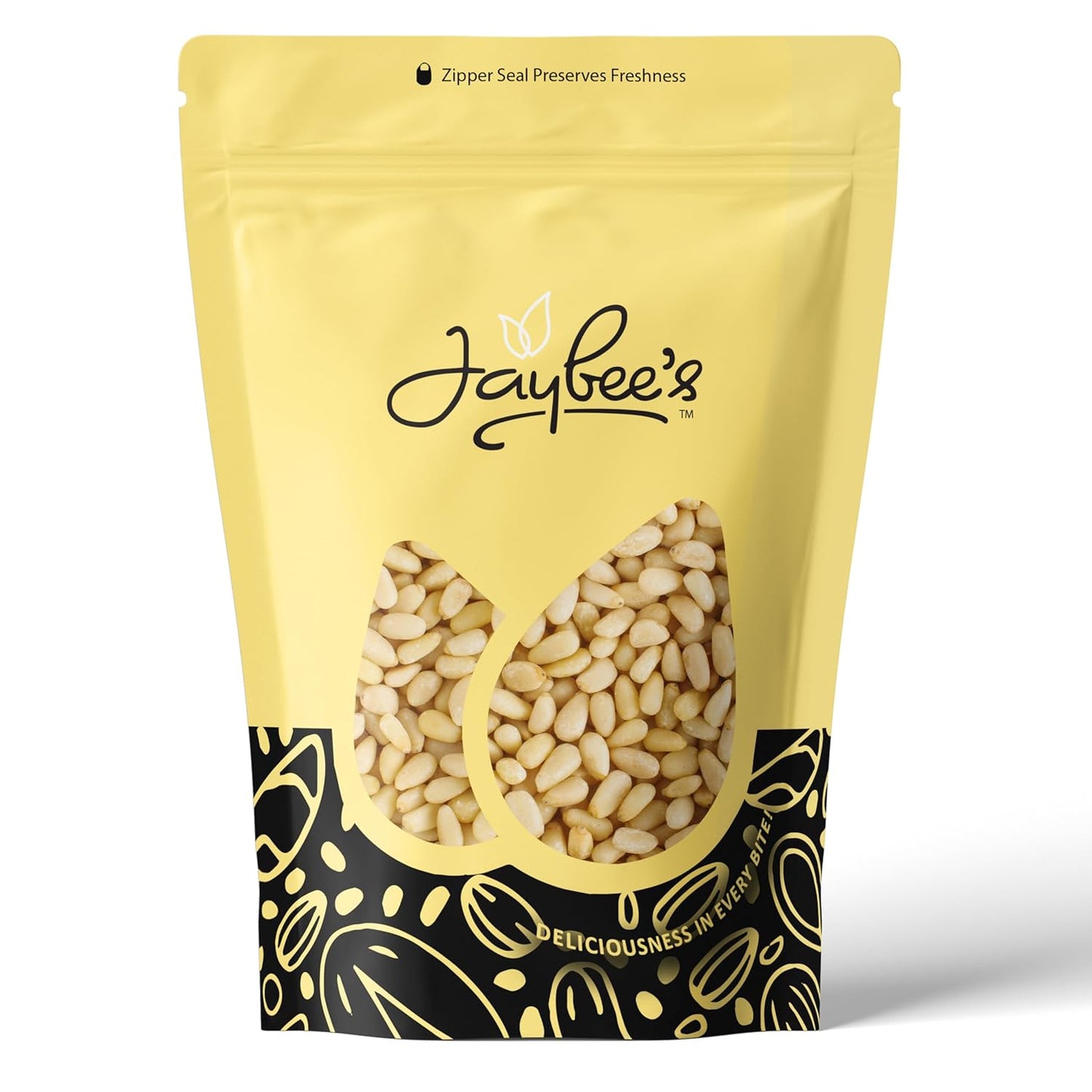 Raw Pine Nuts 4 Pounds - Healthy Protein Snack for Cooking
