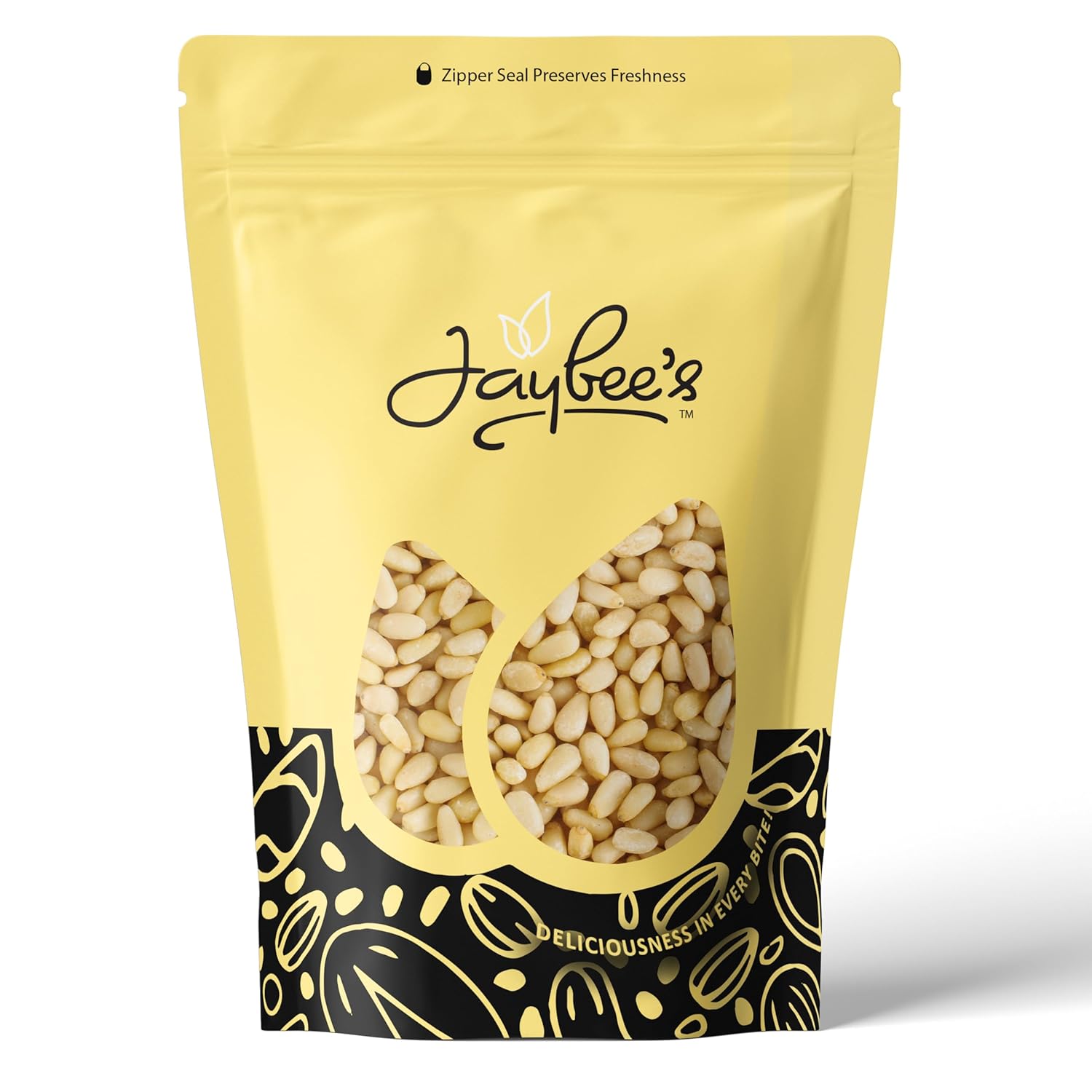 Raw Pine Nuts 4 Pounds - Healthy Protein Snack for Cooking