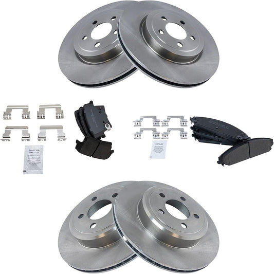 TRQ Brake Pad & Rotor Kit for Chrysler 300 and Dodge Charger