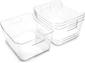 Plastic Organizer Bins X-Large 4-Pack - Clear Pantry & Freezer Bins