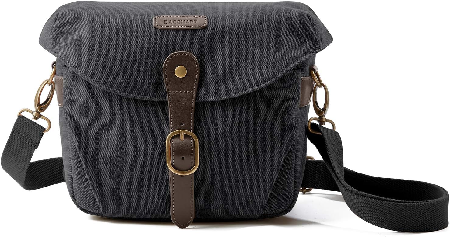BAGSMART Camera Bag: Compact Crossbody Case for Photographers