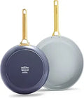 GreenPan Reserve Hard Anodized 8ft and 10ft Frying Pan Set - Durable