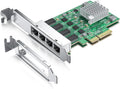 2.5Gbase-T PCIe NIC Quad RJ45 Network Card - Fast Multi-Port Adapter