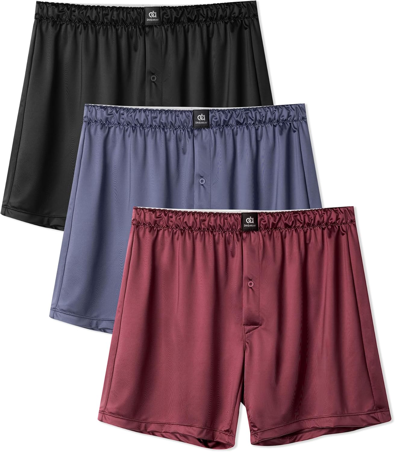 Stretch Satin Boxers for Men - Luxurious Comfort and Style