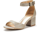 Women's Heeled Sandals Chunky Heels Open Toe - Dressy Low Heel