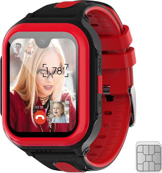 Kids GPS Smartwatch | 1.78 AMOLED Screen | Video Calls | SOS