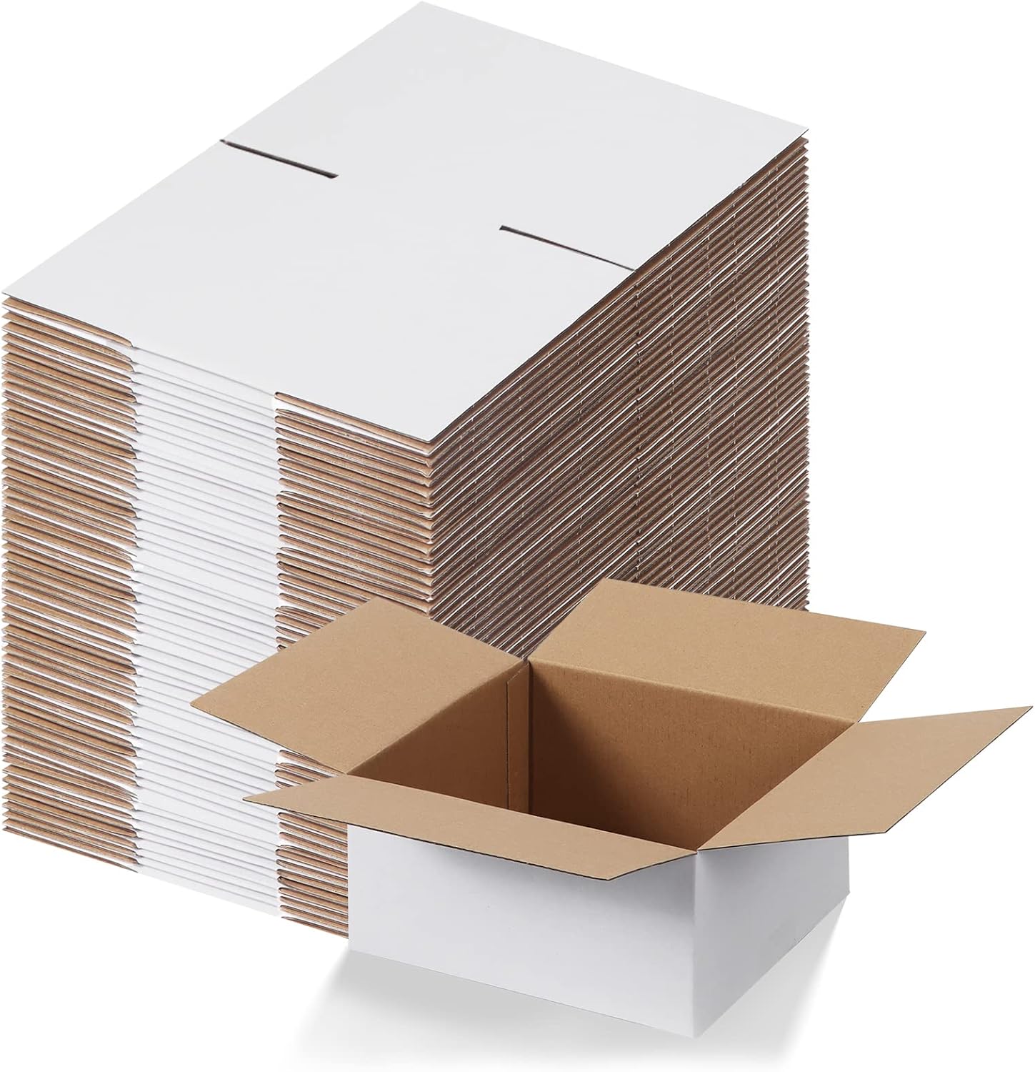 Calenzana 8x8x4 Shipping Boxes Set of 40 for Safe Mailing