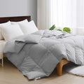 APSMILE Queen Size Feather Down Fiber Comforter - Medium Warm