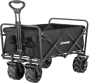 EchoSmile Heavy Duty Collapsible Wagon for All Terrain Use