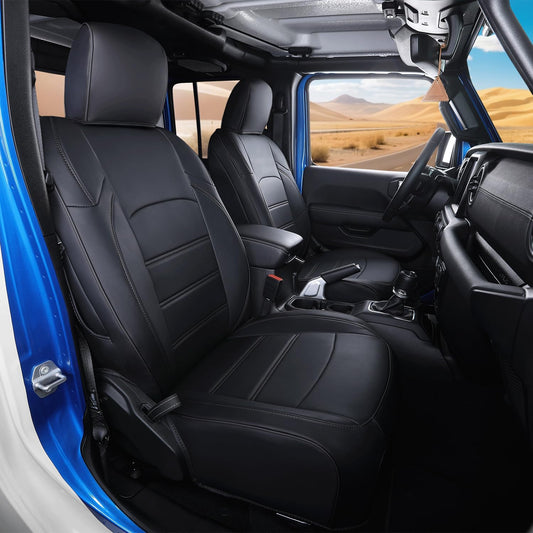 Premium Faux Leather Jeep Gladiator Seat Covers for 2020-2025