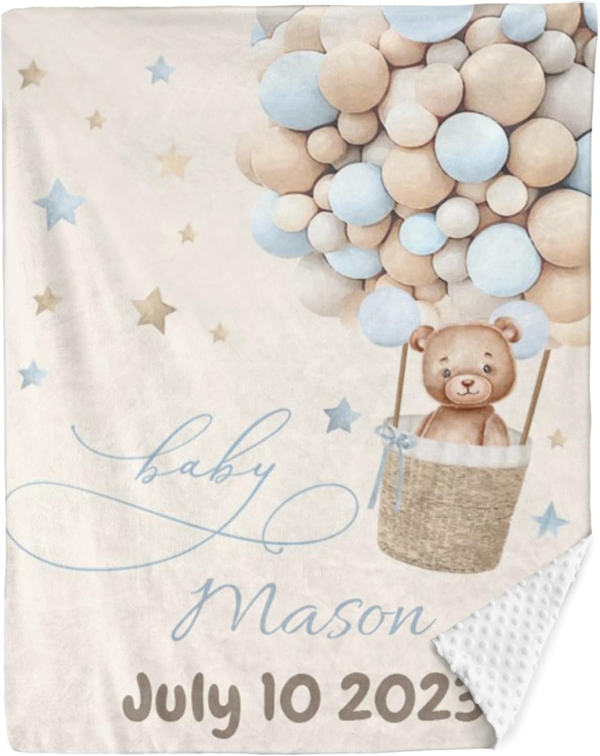 Ultra-Soft Personalized Baby Blanket - Custom Gift