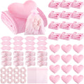 Sleepover Party Supplies Throw Blanket Spa Headband Kit - Pink Party