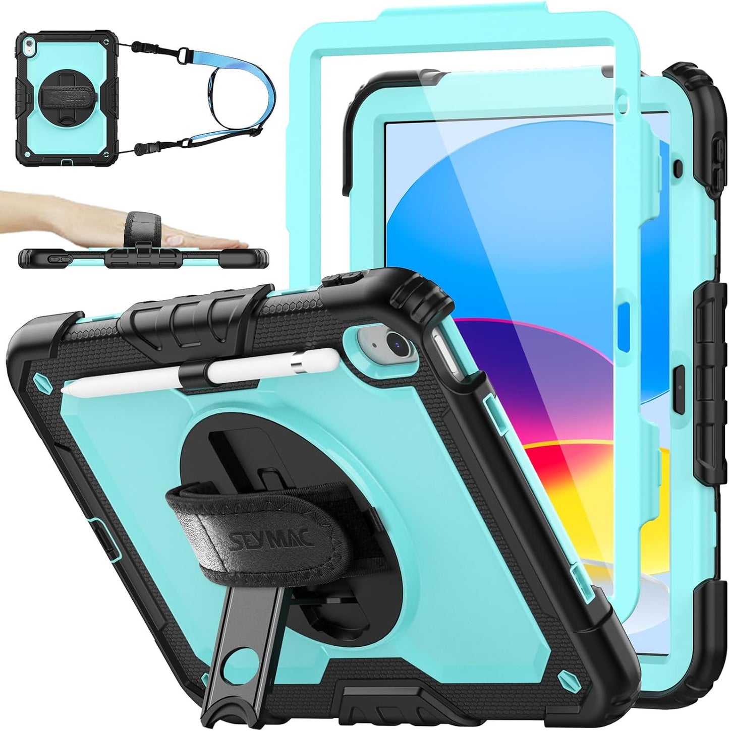 SEYMAC Stock iPad Case for A16 11th/10th Generation 11in