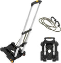 Folding Luggage Cart with Wheels - Compact, Holds 77 Pounds