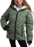 Girls Winter Jacket - Heavyweight Sherpa Lined Puffer Coat