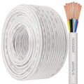 18 Gauge 8 Conductor Shielded Plenum Wire 200FT - Reliable Low Voltage